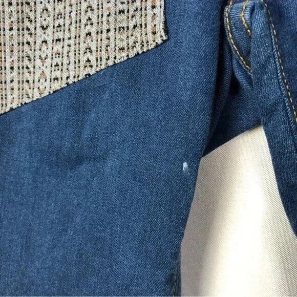 Boutique Nightcap Clothing Patterned Patch Pocket Skinny Jeans 25 - Picture 4 of 5